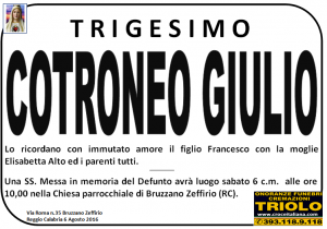 cotroneo trigesimo