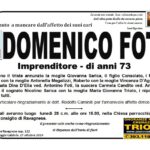 è mancato Domenico Foti – imprenditore